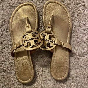 Tory Burch Gold Miller Sandal